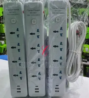 Flame Power 4 Socket 4 Way Extension With Usb Charging