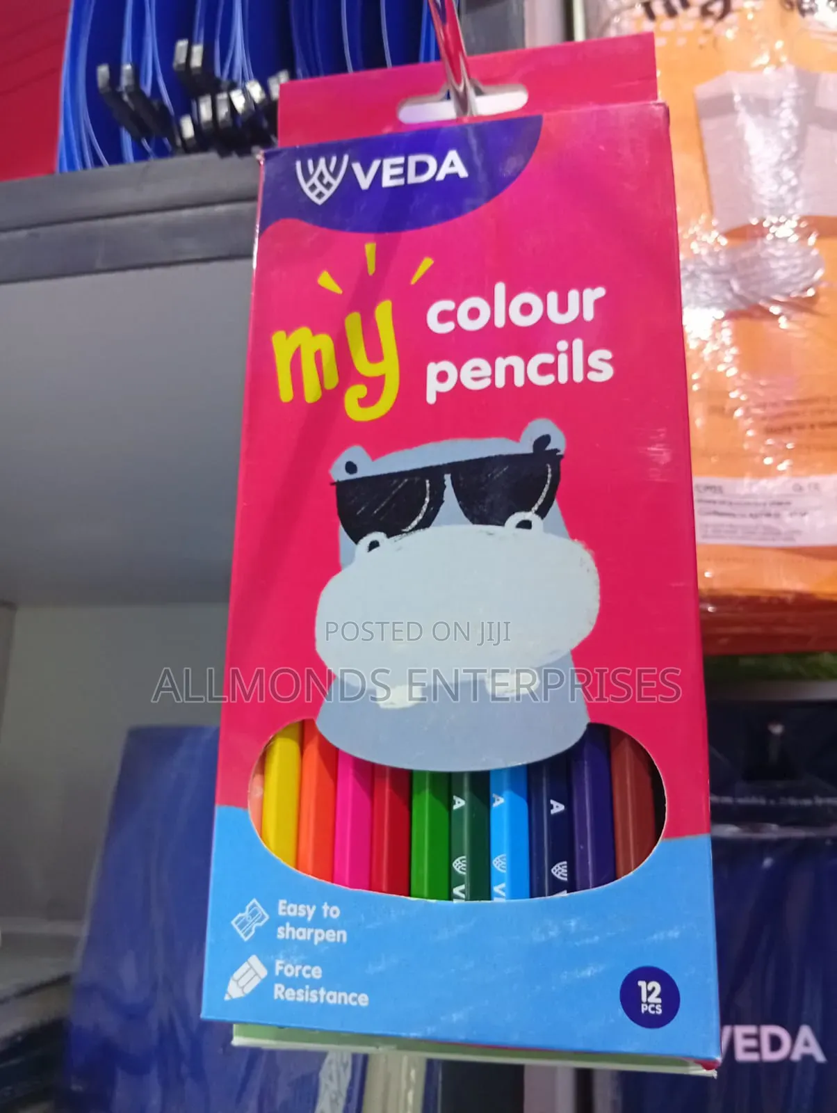 Veda Colour Pencil- 12pcs in a Packet