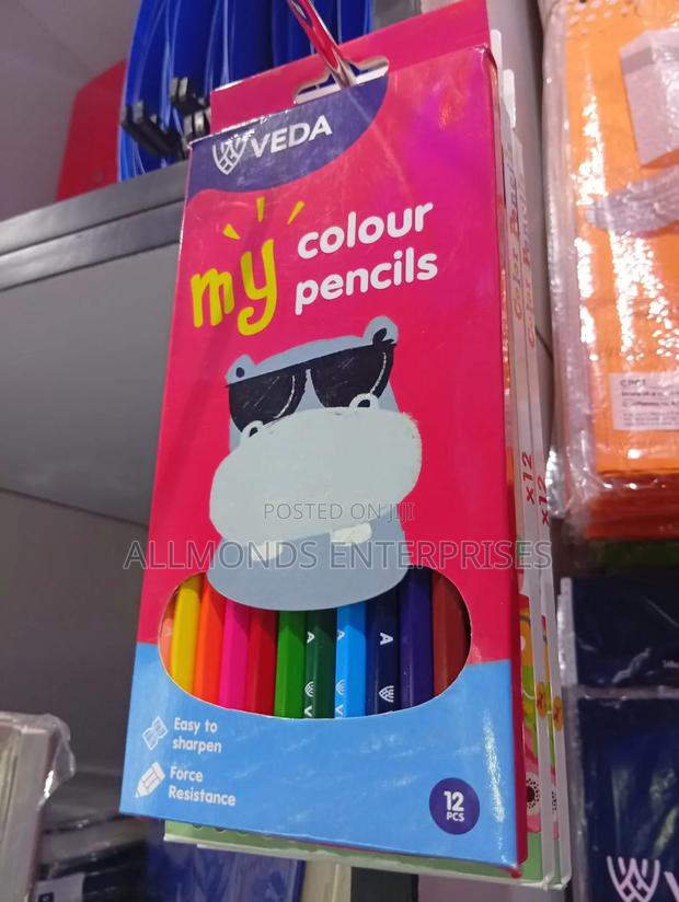 Veda Colour Pencil- 12pcs in a Packet - thumbnail 4