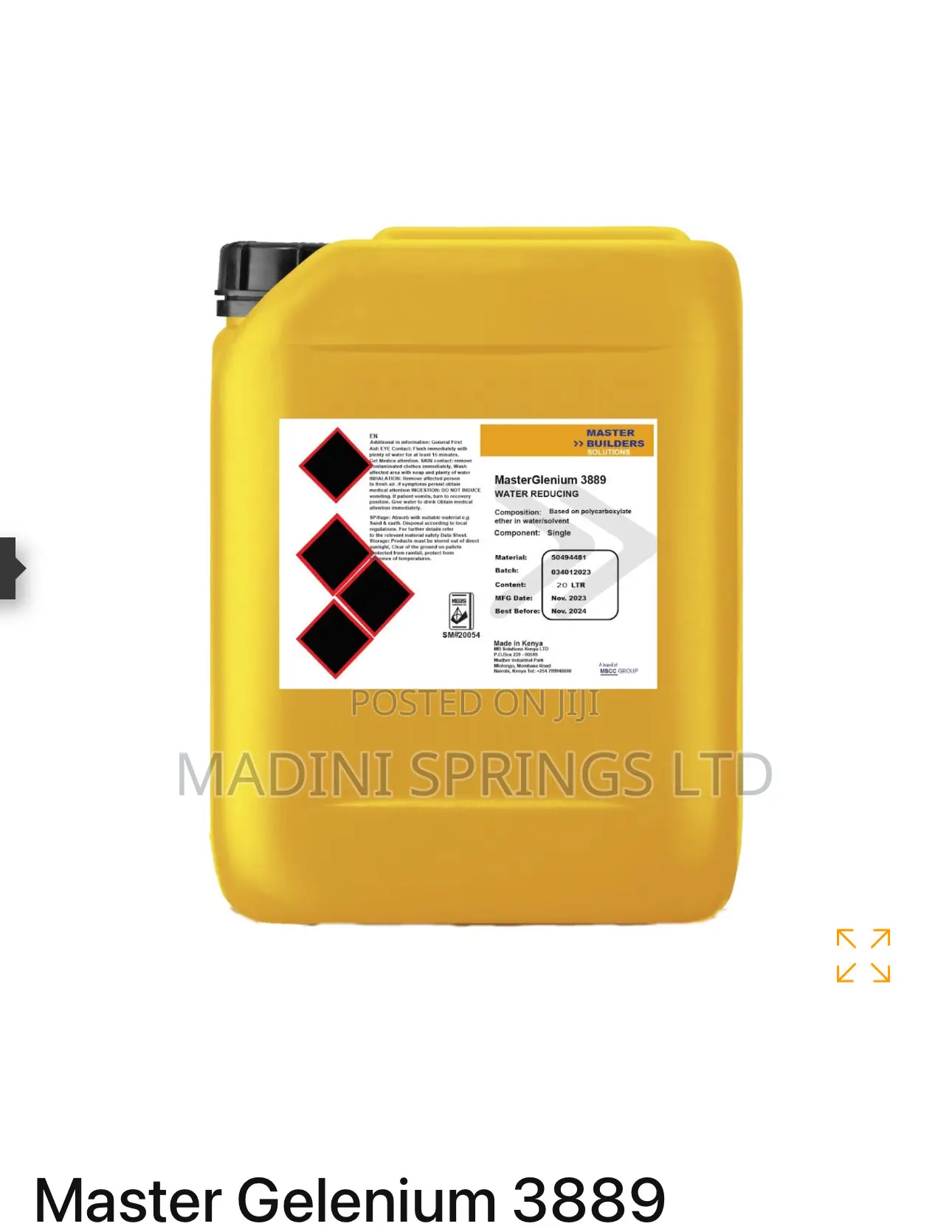 Master Glenium 3889/ Sika Viscocrete Gl 3889