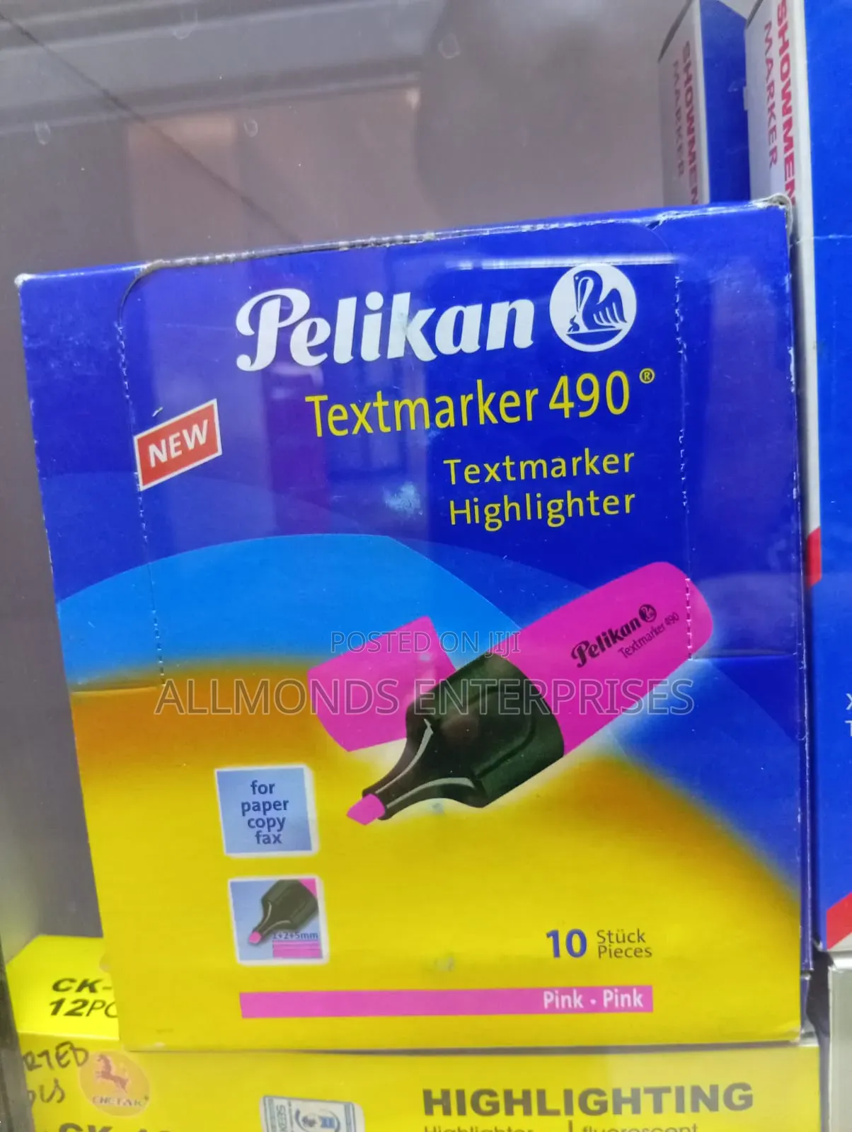 Packets of Pelikan Highlighter 10pcs- Different Colours