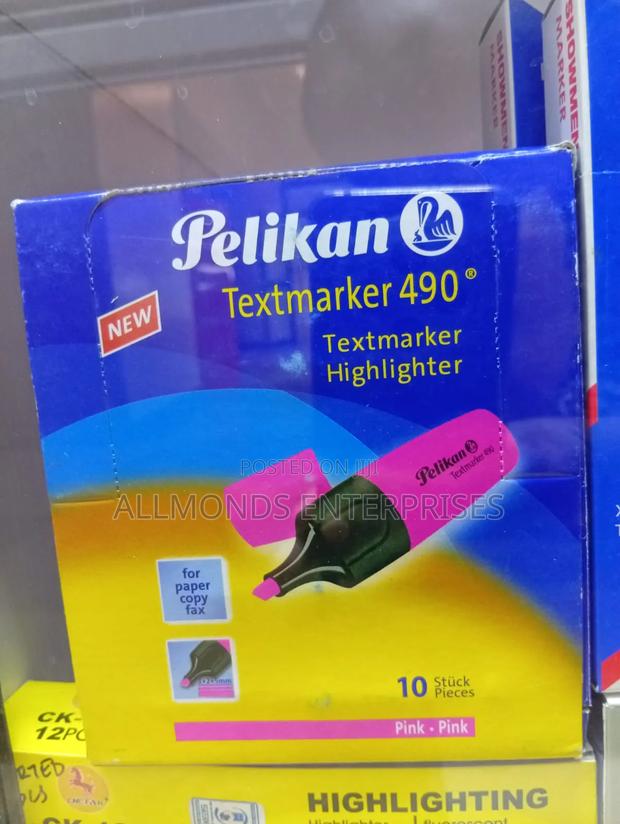 Packets of Pelikan Highlighter 10pcs- Different Colours