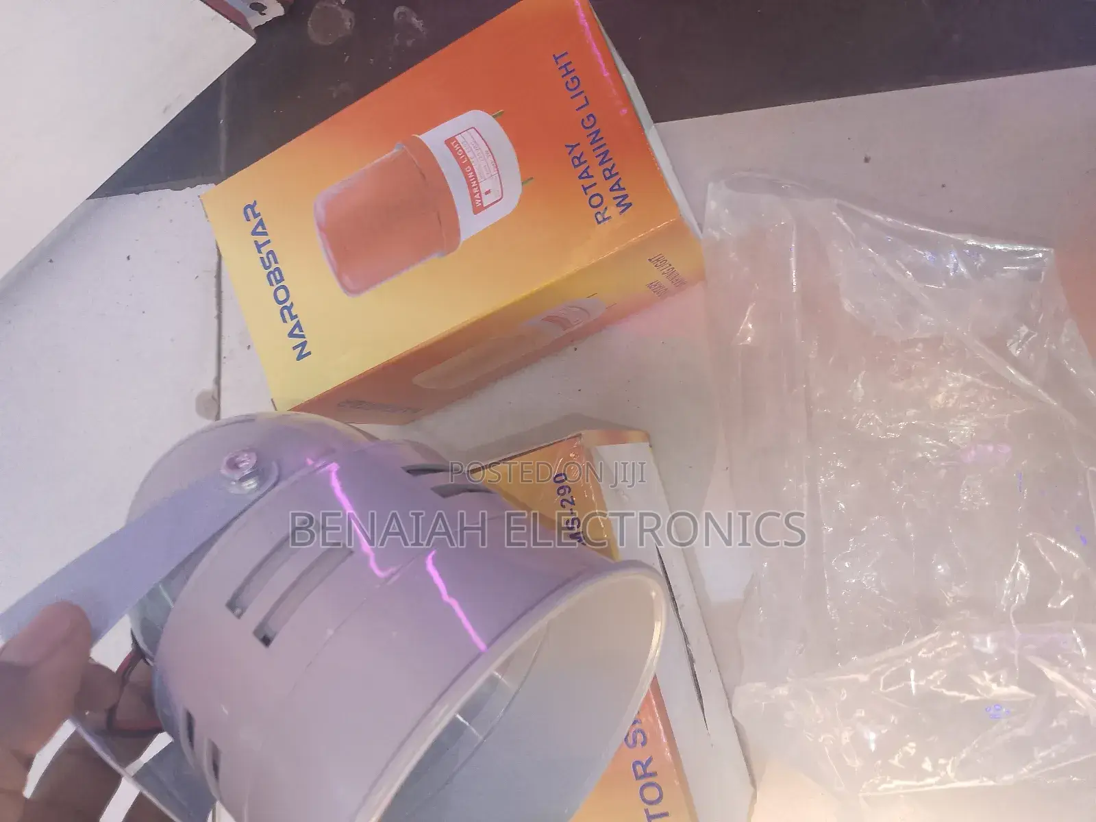 Efficient Siren With Rotary Warning Light.Motor Siren