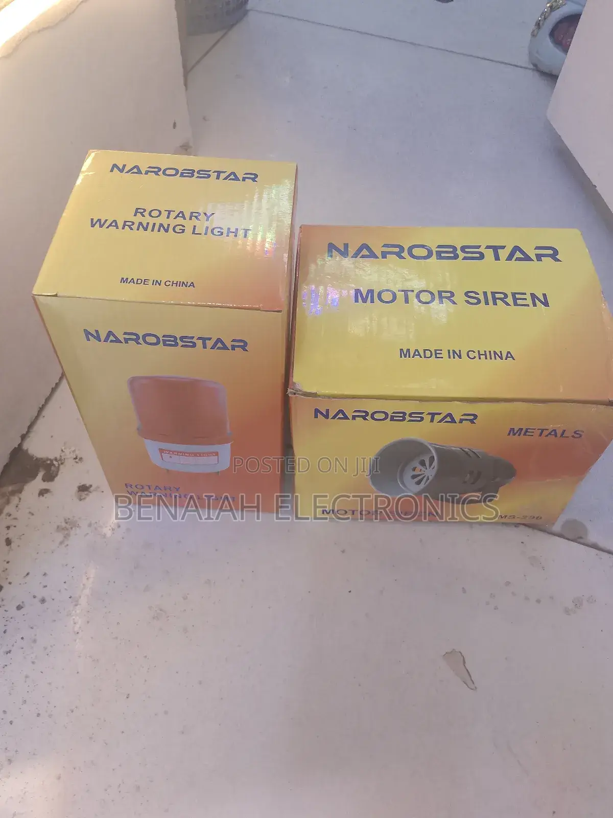 Efficient Siren With Rotary Warning Light.Motor Siren