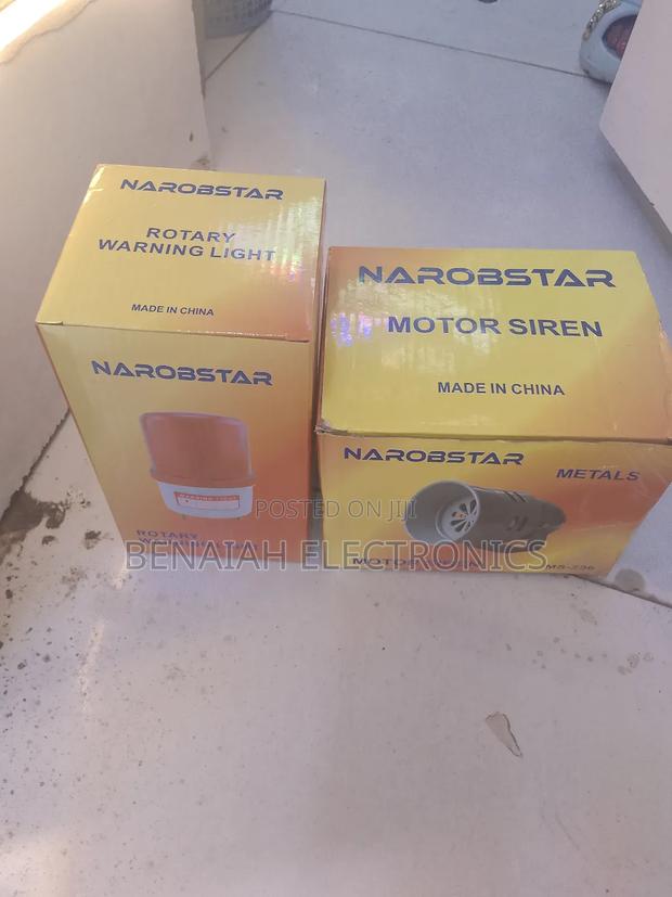 Efficient Siren With Rotary Warning Light.Motor Siren - thumbnail 5