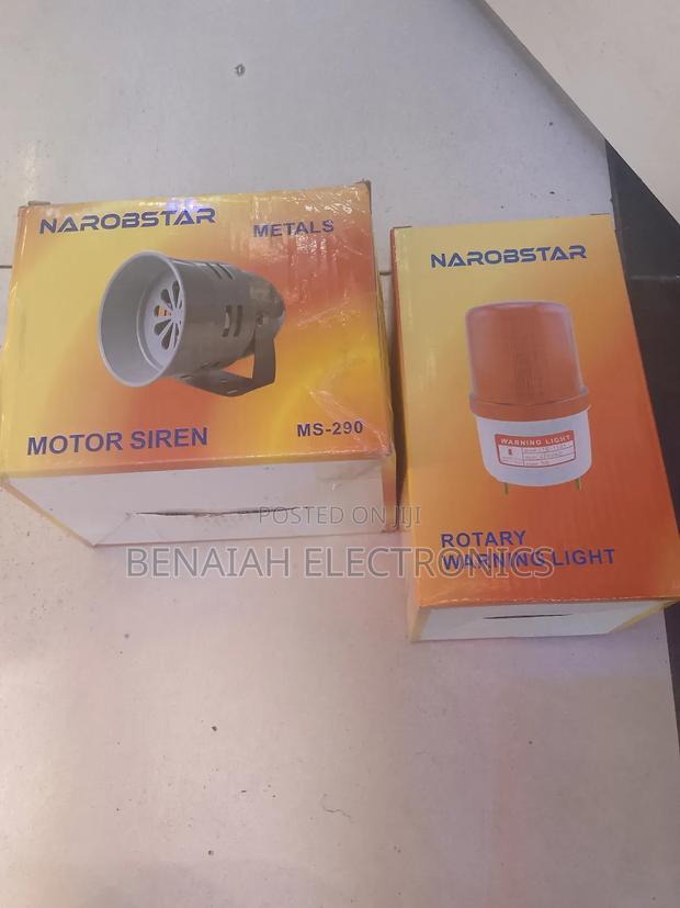 Efficient Siren With Rotary Warning Light.Motor Siren - thumbnail 6