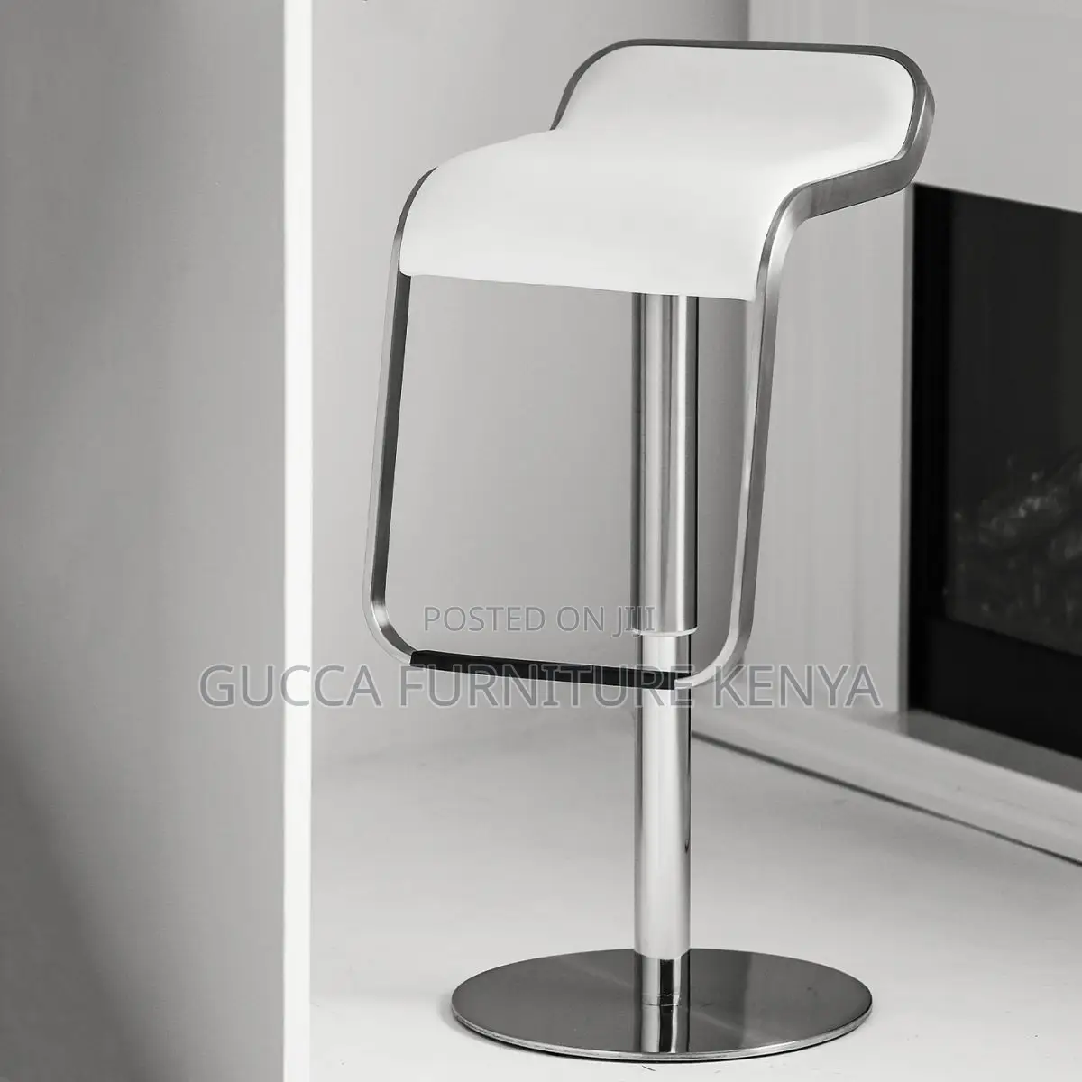 Home Chairs: Modern Style Adjustable Backrest Counter Stool