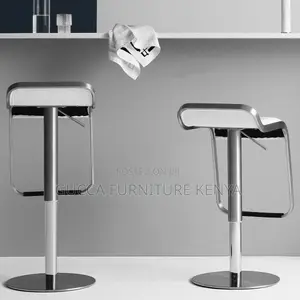 Home Chairs: Modern Style Adjustable Backrest Counter Stool