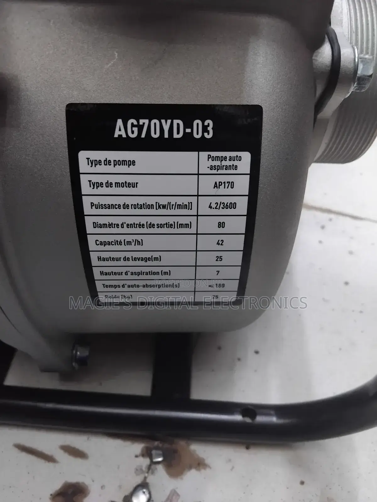 Agbon Gasoline Water Pump 3inch