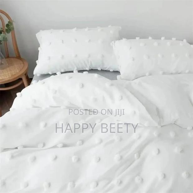 *3pcs Set White Duvet Cover* - thumbnail 3