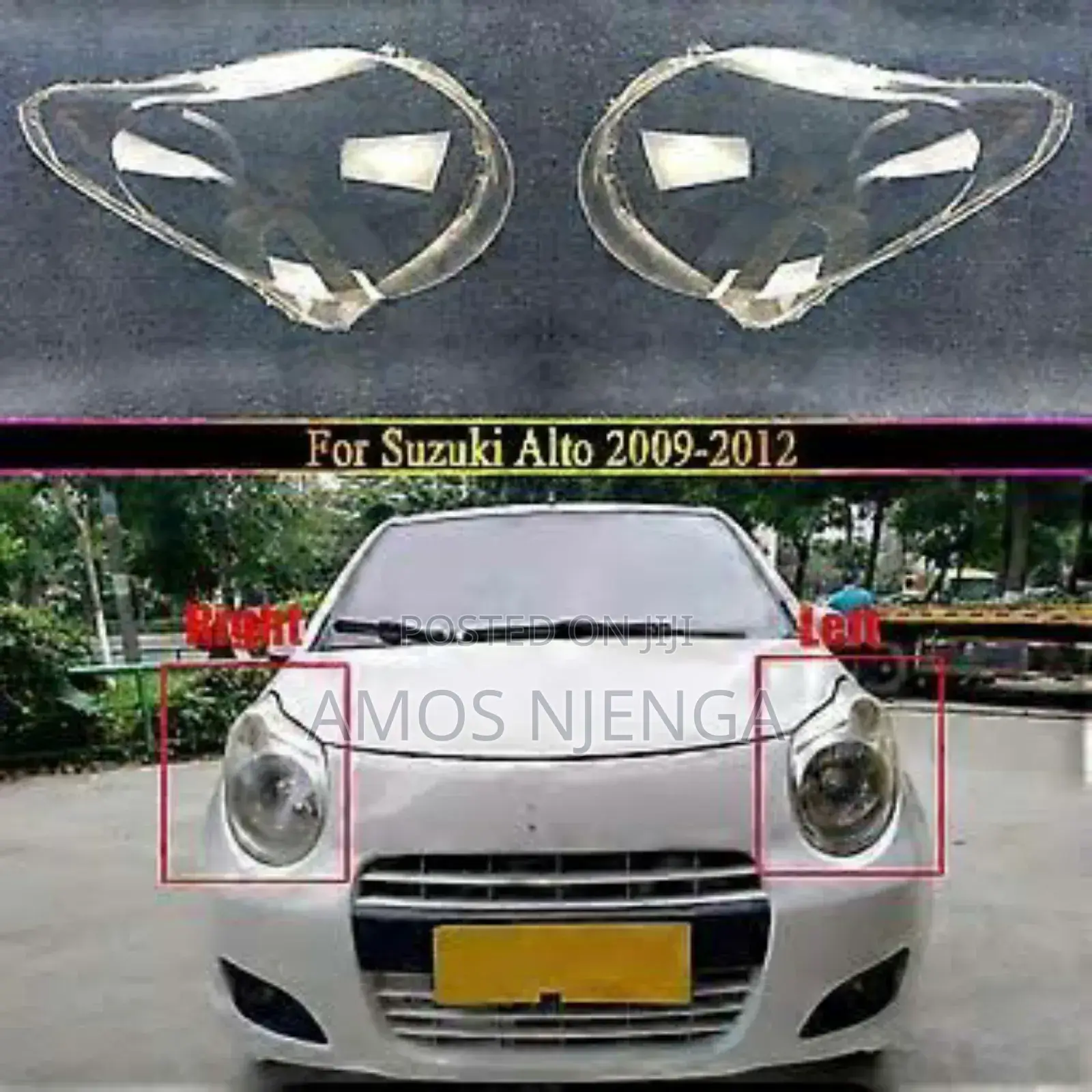 Suzuki Alto2009-12 Headlight Lens