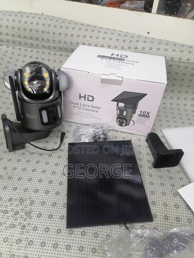 Compact ^Solar PTZ Camera 4g Dual Lens Solar CCTV - main view