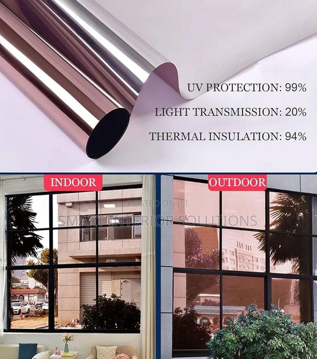 Tinted Reflective Privacy Window Film