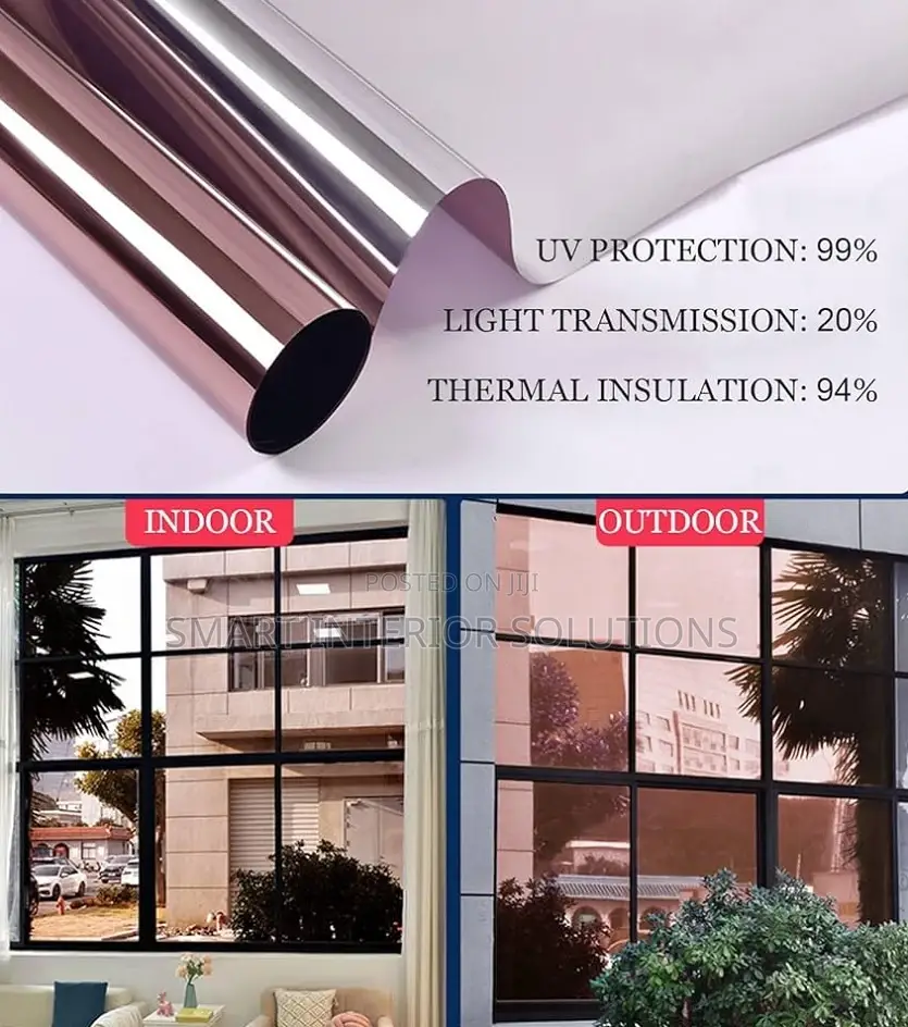 Tinted Reflective Privacy Window Film