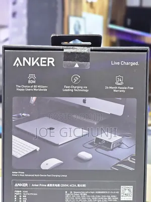 Anker Prime Charger (250w, 6 Ports, Ganprime)