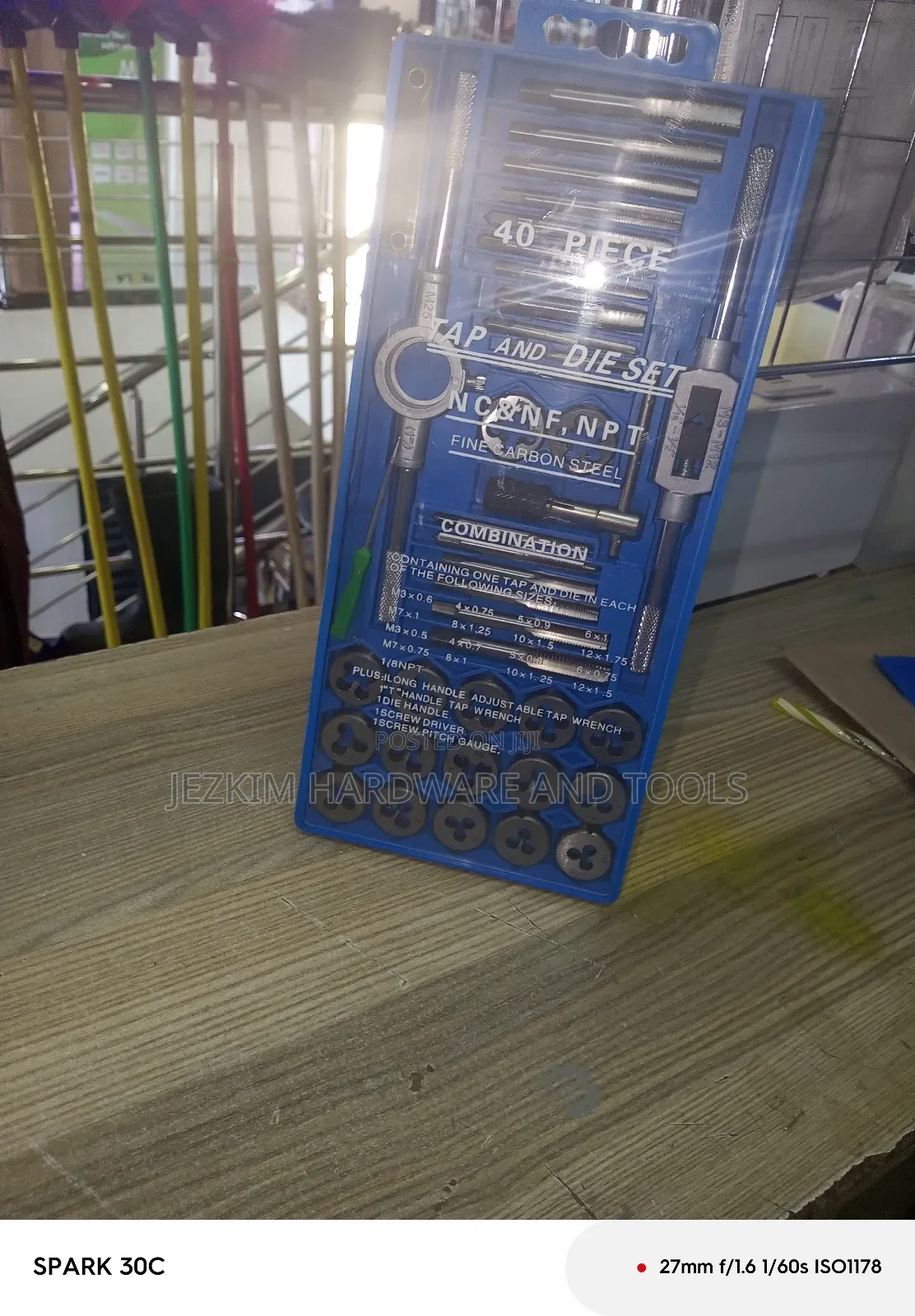 Tap and Die Stock 40pcs