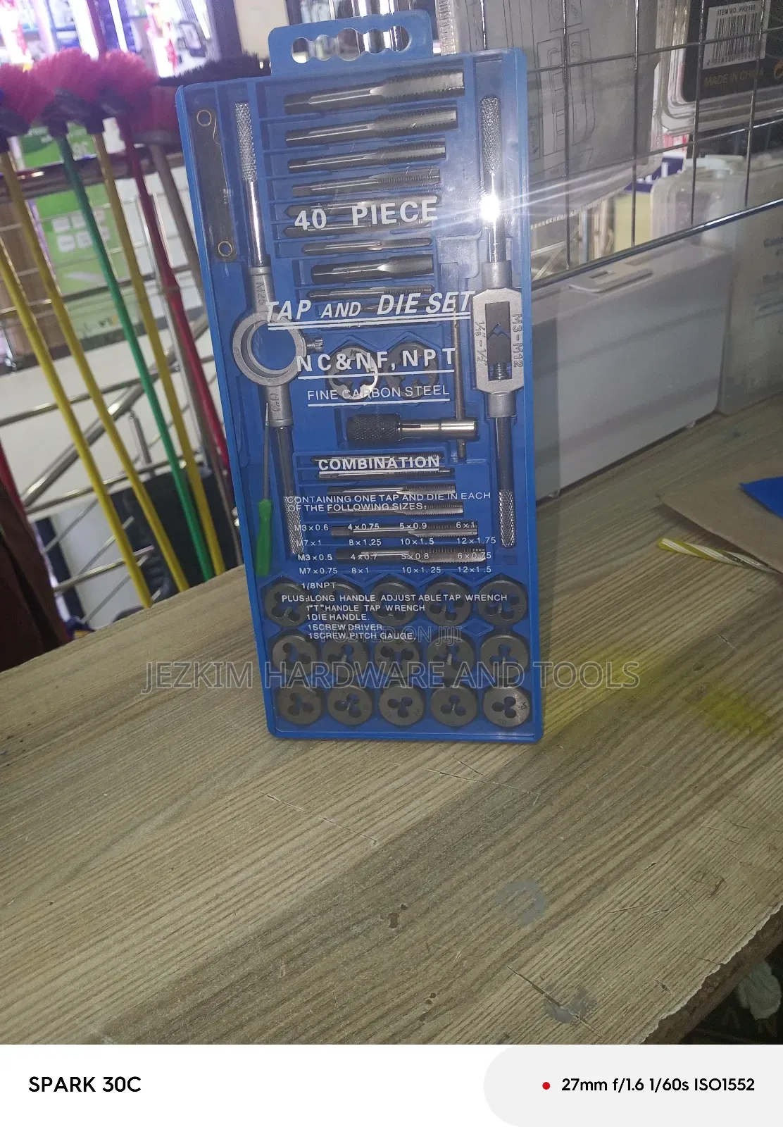 Tap and Die Stock 40pcs