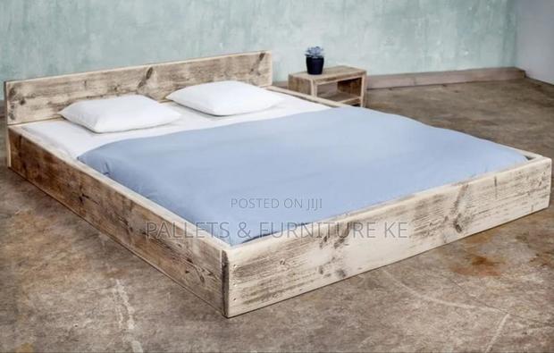 Birch Natural Wood Bed Frame - main view