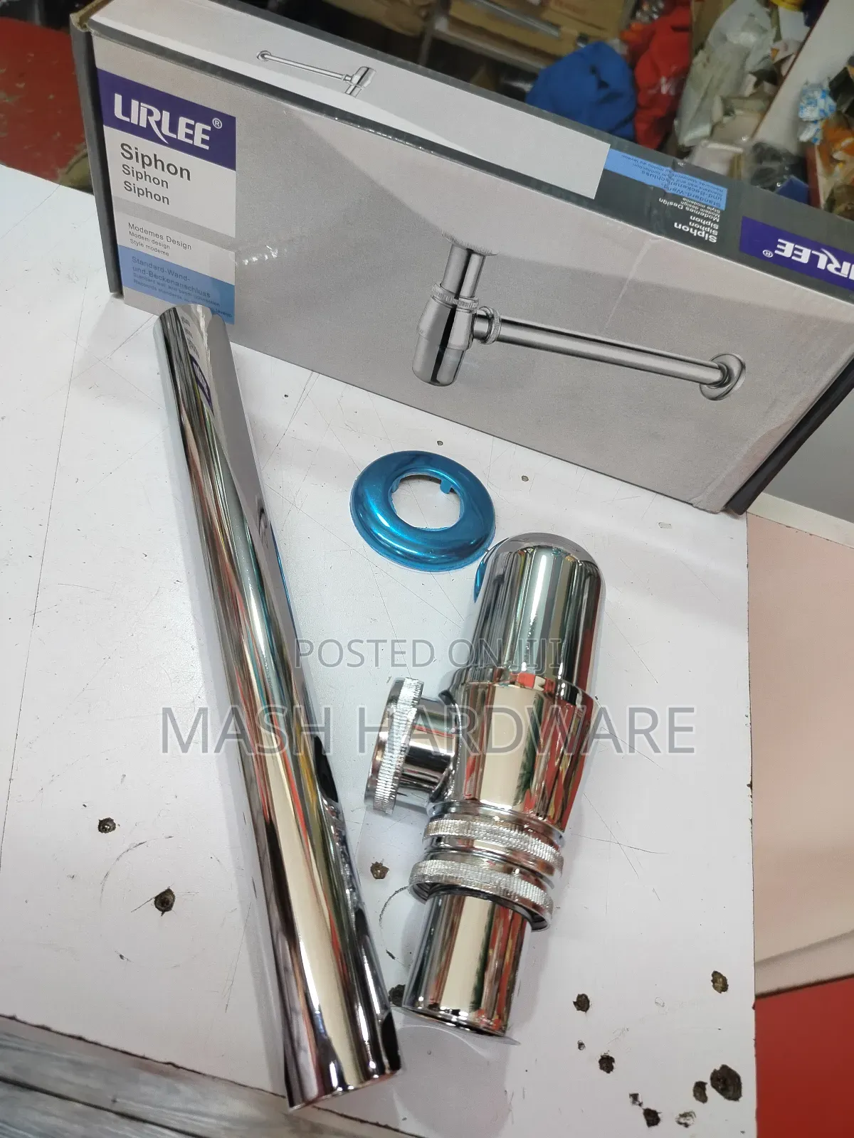 Lirlee Chrome Bottle Trap 11/4