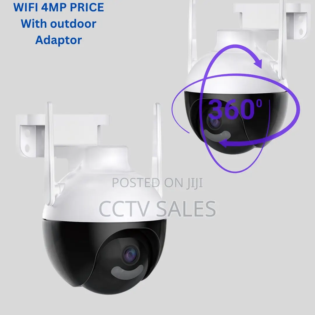 4mp Wireless Outdoor CCTV Camera Ai Powered