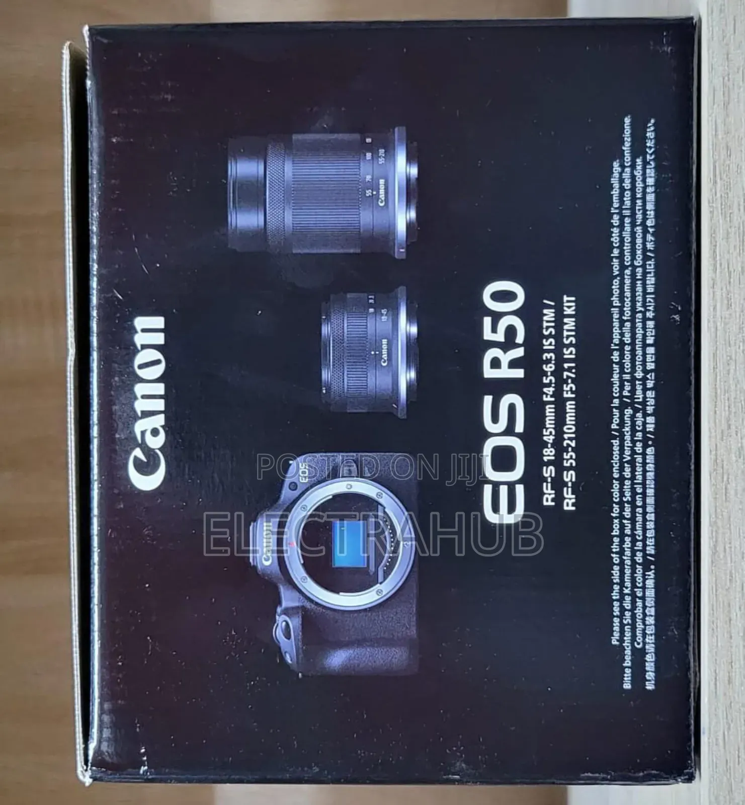 Canon R50 RF-S 18-45mm RF 55-210mm Lens New Sealed