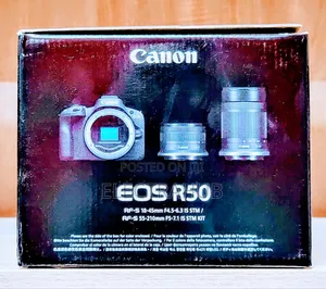 Canon R50 RF-S 18-45mm RF 55-210mm Lens New Sealed