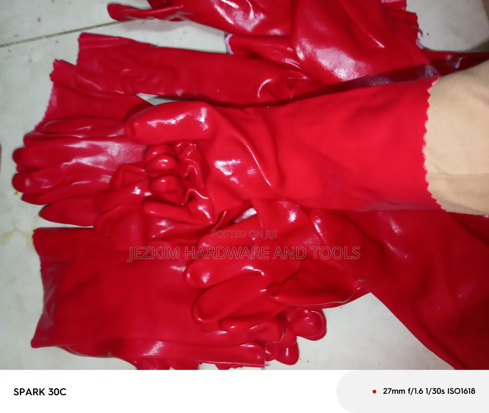 Pvc Gloves Very Durable And Comfortable 14"