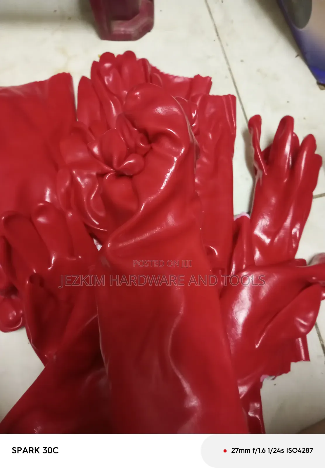 Rubber Gloves 14"