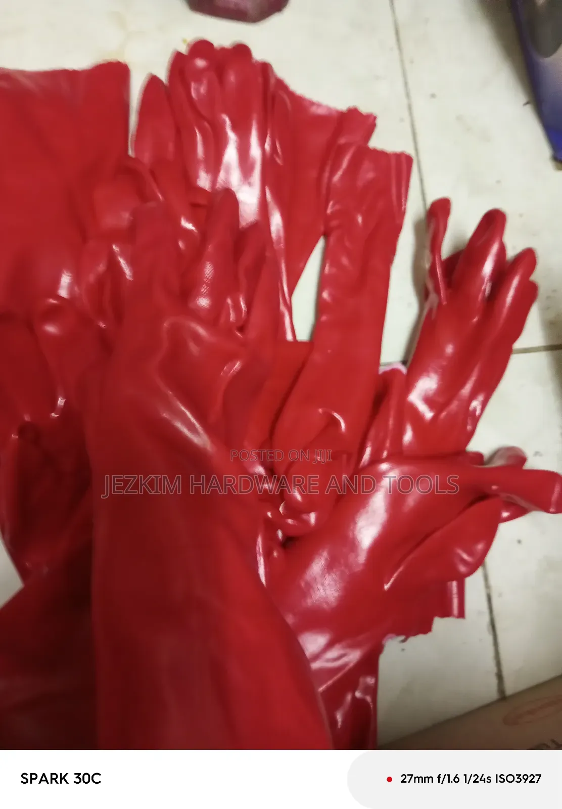 Rubber Gloves 14"