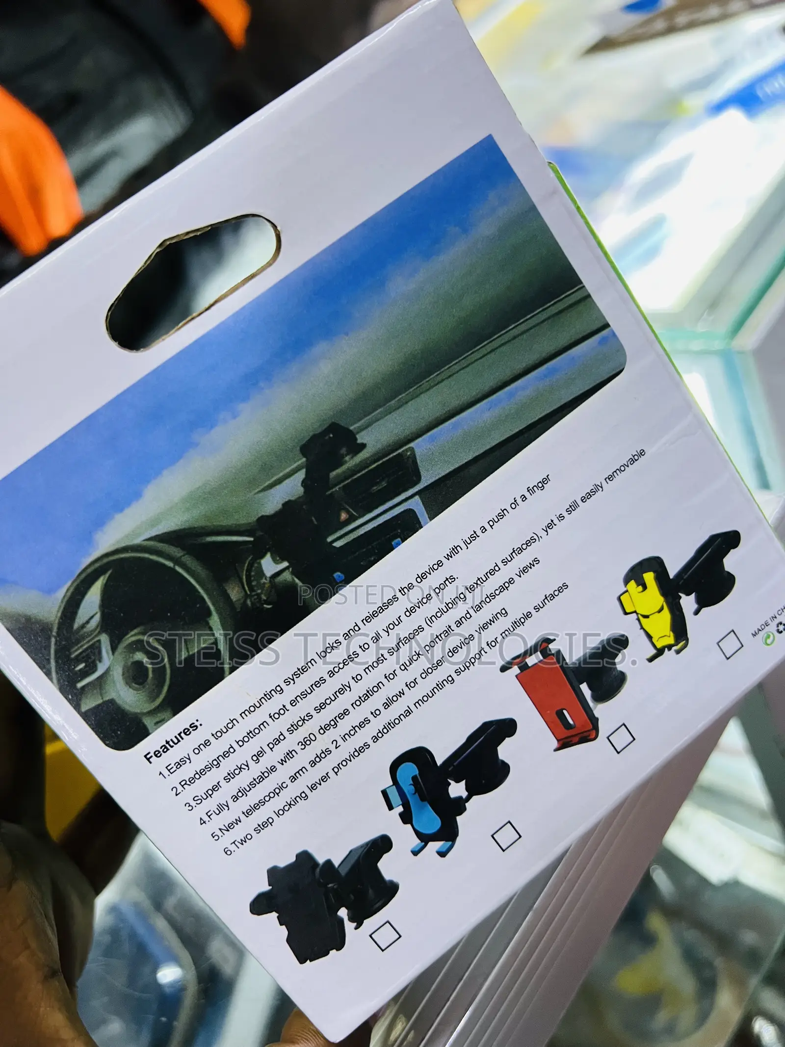 Car Mount Holders Long Neck