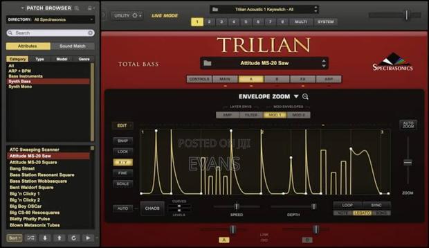 Spectrasonics Trillian - main view