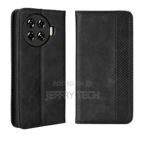Tecno Spark 20 Pro Plus Cell Phone Flip Leather Case With Wa - thumbnail 2