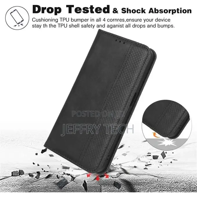 Tecno Spark 20 Pro Plus Cell Phone Flip Leather Case With Wa