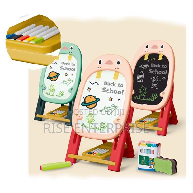 46 Kids Double Sided Drawing Board Size-32.5*30*62cm