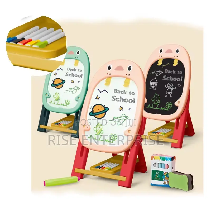 46 Kids Double Sided Drawing Board Size-32.5*30*62cm