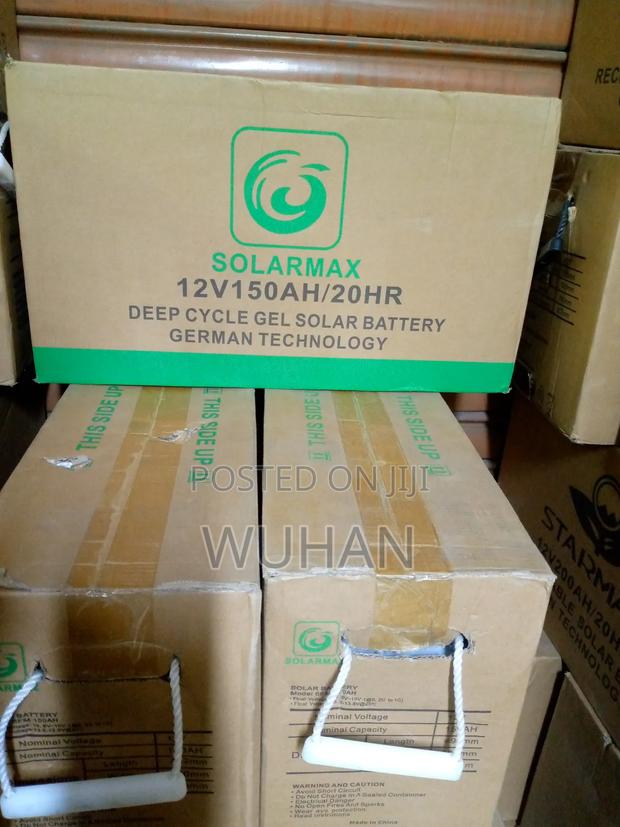 Solarmax 150ah Solar Gel Battery - main view