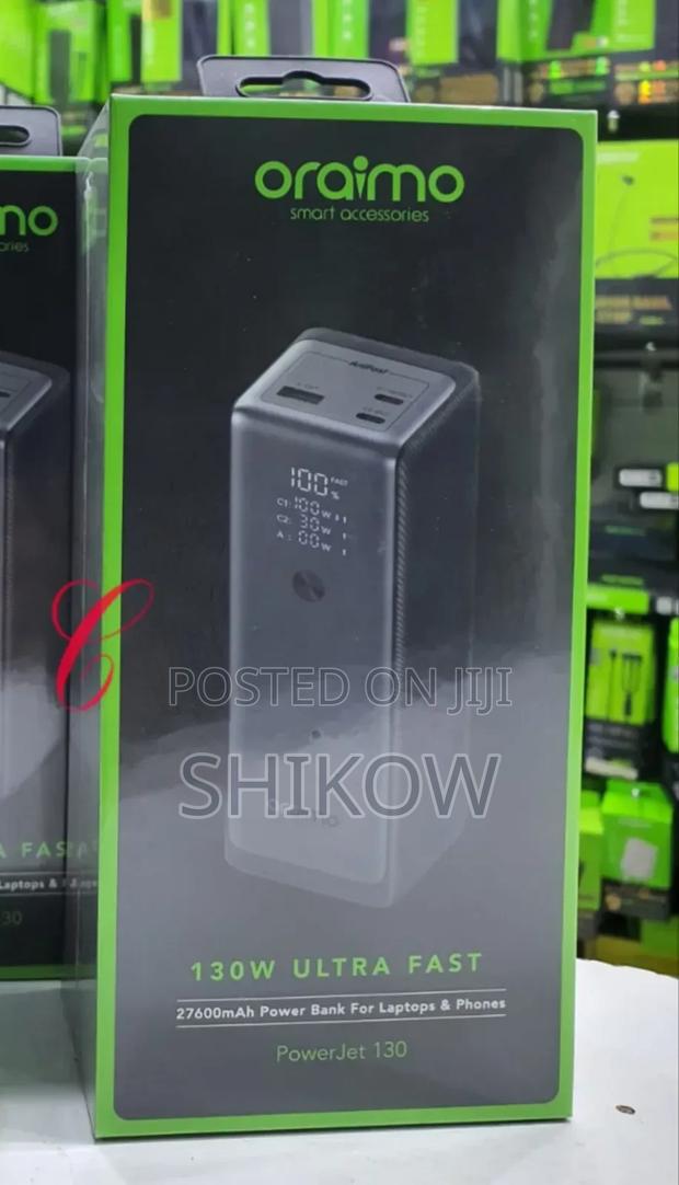Oraimo Powerjet 130w Laptop Phone Charging Power Bank