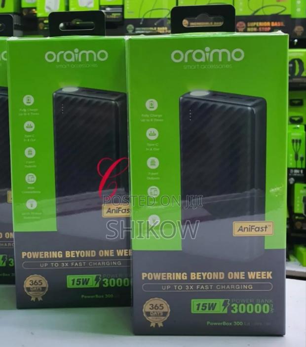 Oraimo Powerbox 300 Lit Opb-1301 30,000mah Power Bank
