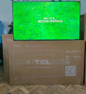 Tcl 50′′ Google Tv Uhd Hdr10+ Bluetooth V6b Latest Model