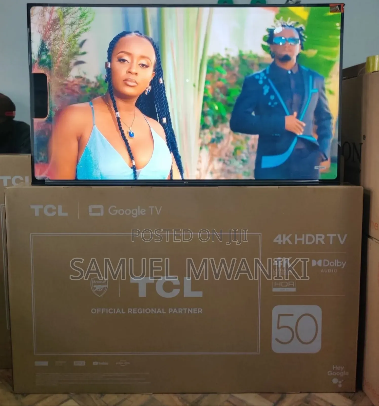 Tcl 50′′ Google Tv Uhd Hdr10+ Bluetooth V6b Latest Model