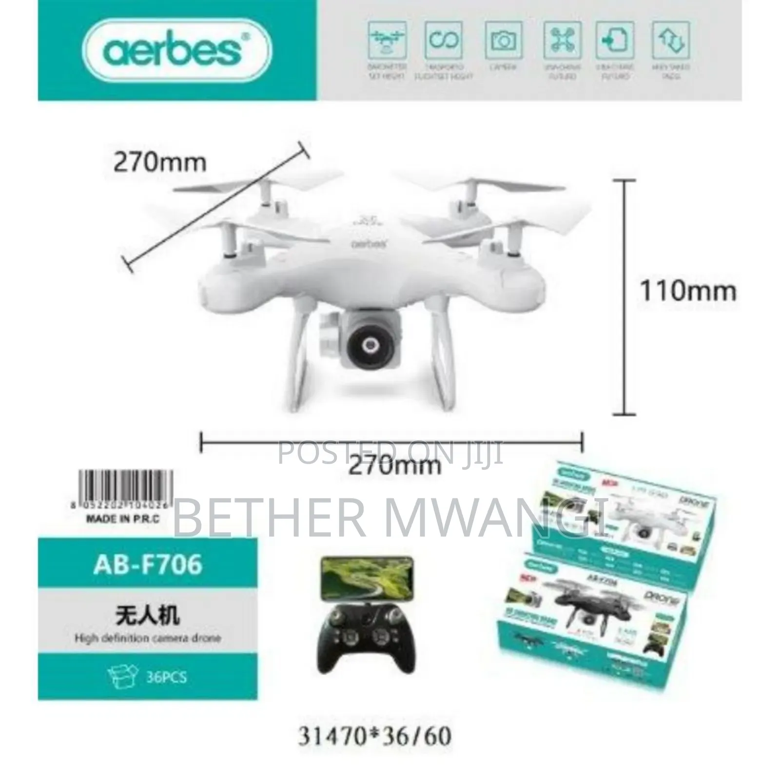 Full Hd 1080p Shooting Drone in Kenya