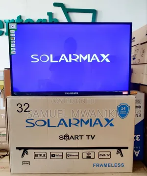 Solarmax 32" Smart Android Frameless Tv Youtube Bluetooth