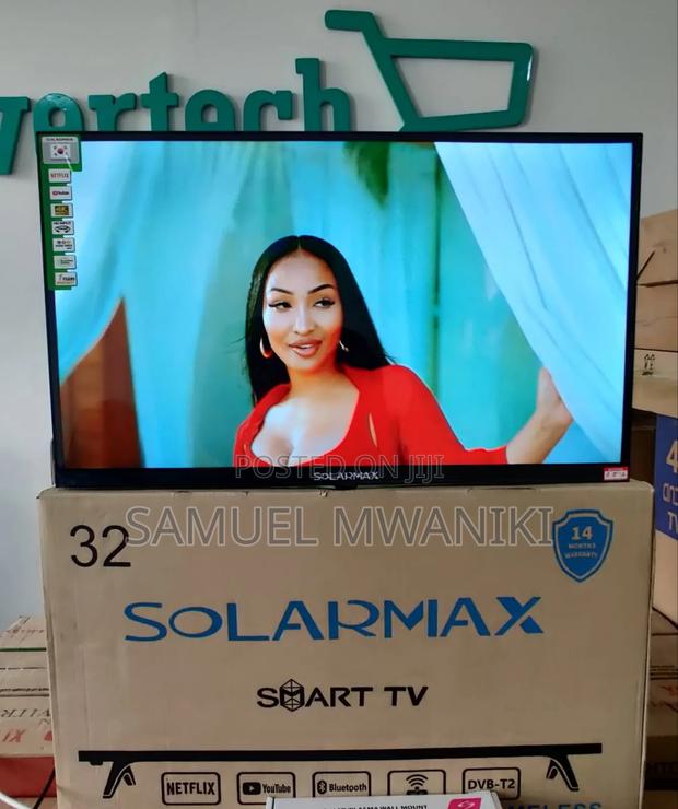Solarmax 32" Smart Android Frameless Tv Youtube Bluetooth - thumbnail 4