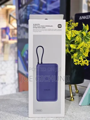 Xiaomi 33w Power Bank 20000mah (Integrated Cable)
