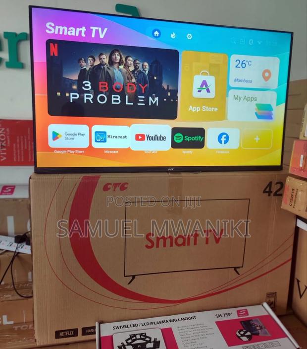 CTC 42" Android Smart Tv FHD
Multi-Screen, Android 14.0