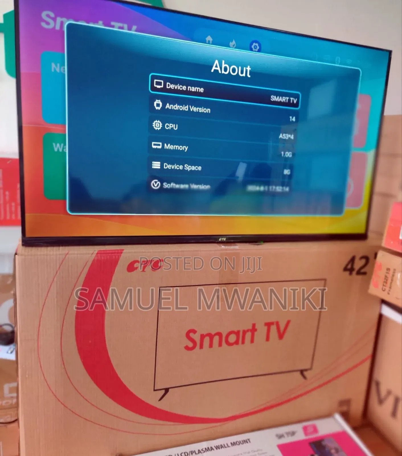 CTC 42" Android Smart Tv FHD
Multi-Screen, Android 14.0