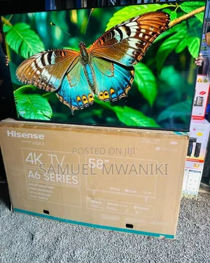 Hisense 58′′ Uhd Smart Frameless Tv A6k New Model