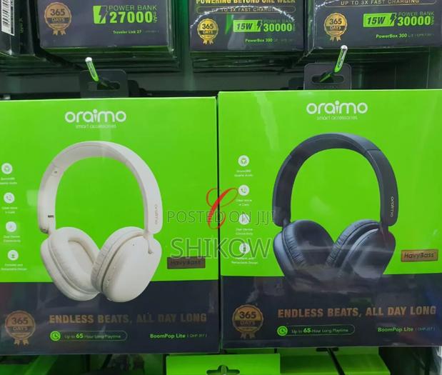 Oraimo Boompop Lite Ohp-317 65hrs Long Playtime Headphones