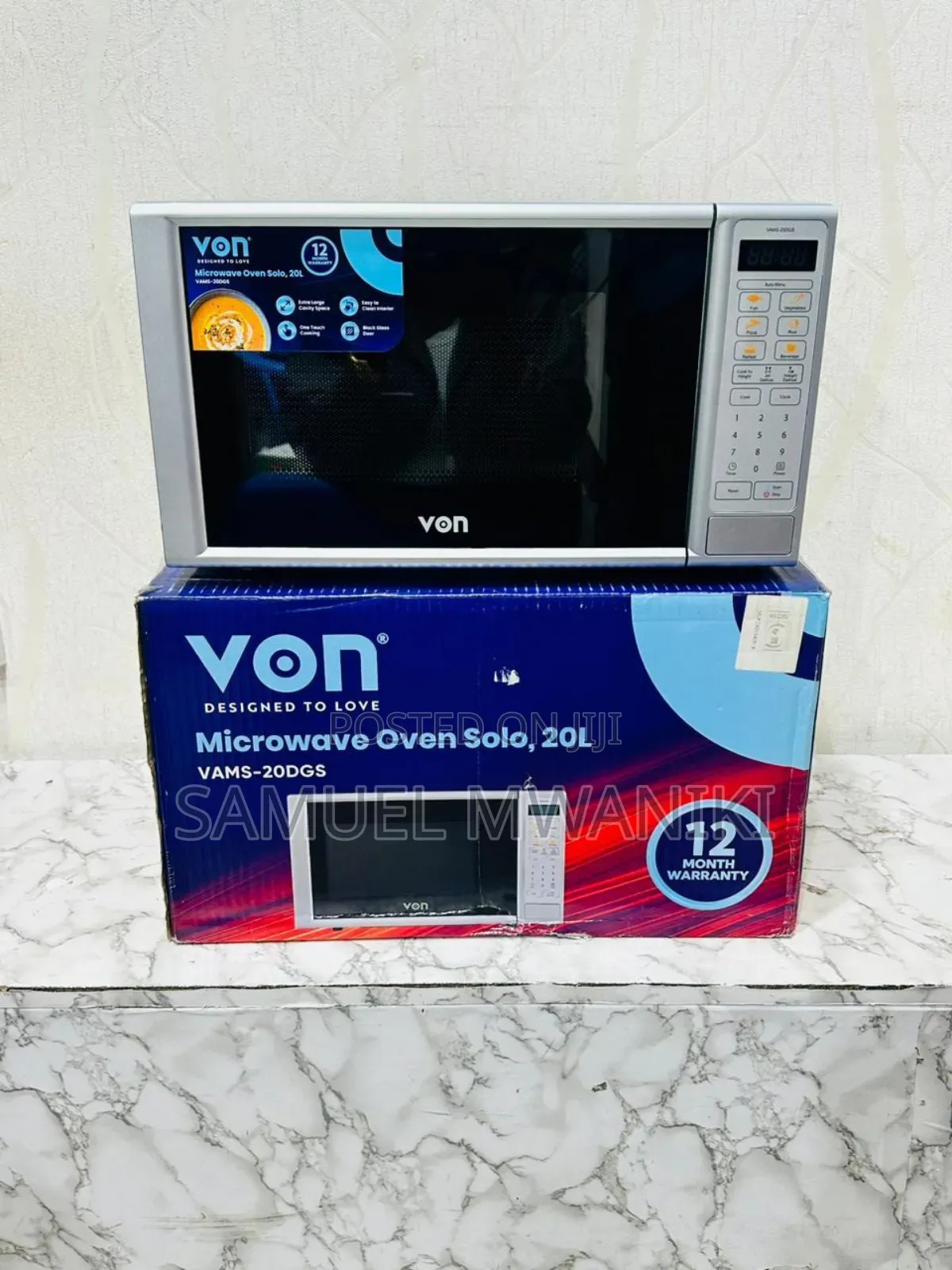 Von 20l Digital Microwave Latest Model