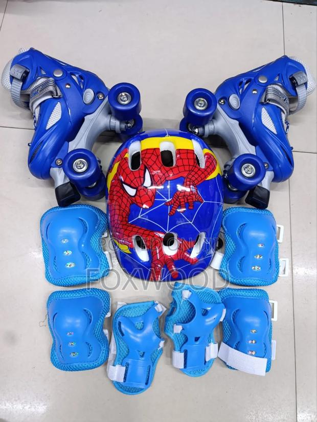 9pc Quad Skates Cartoon Themed Set